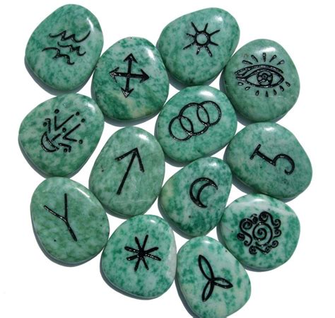 Symbolic representation of witch stones